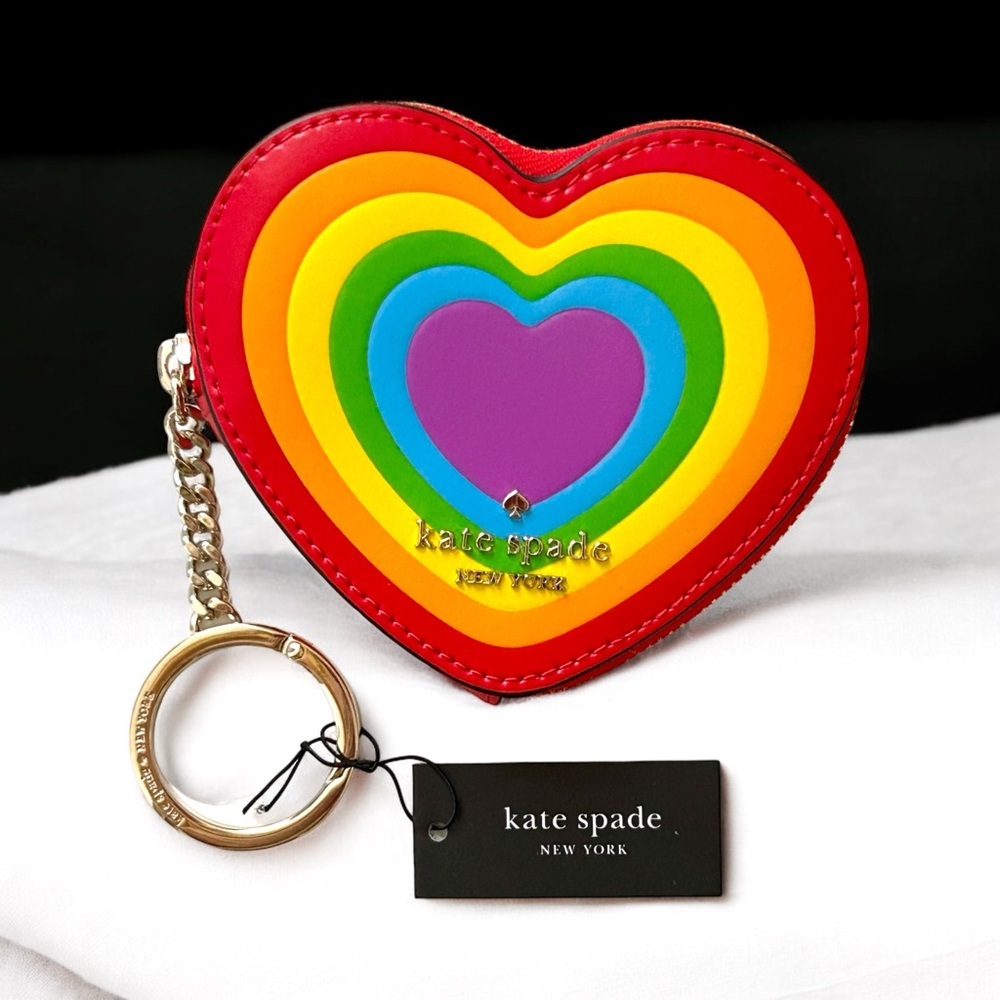 Kate Spade NY Love Shack All Love Mini Heart Coin Purse NWT